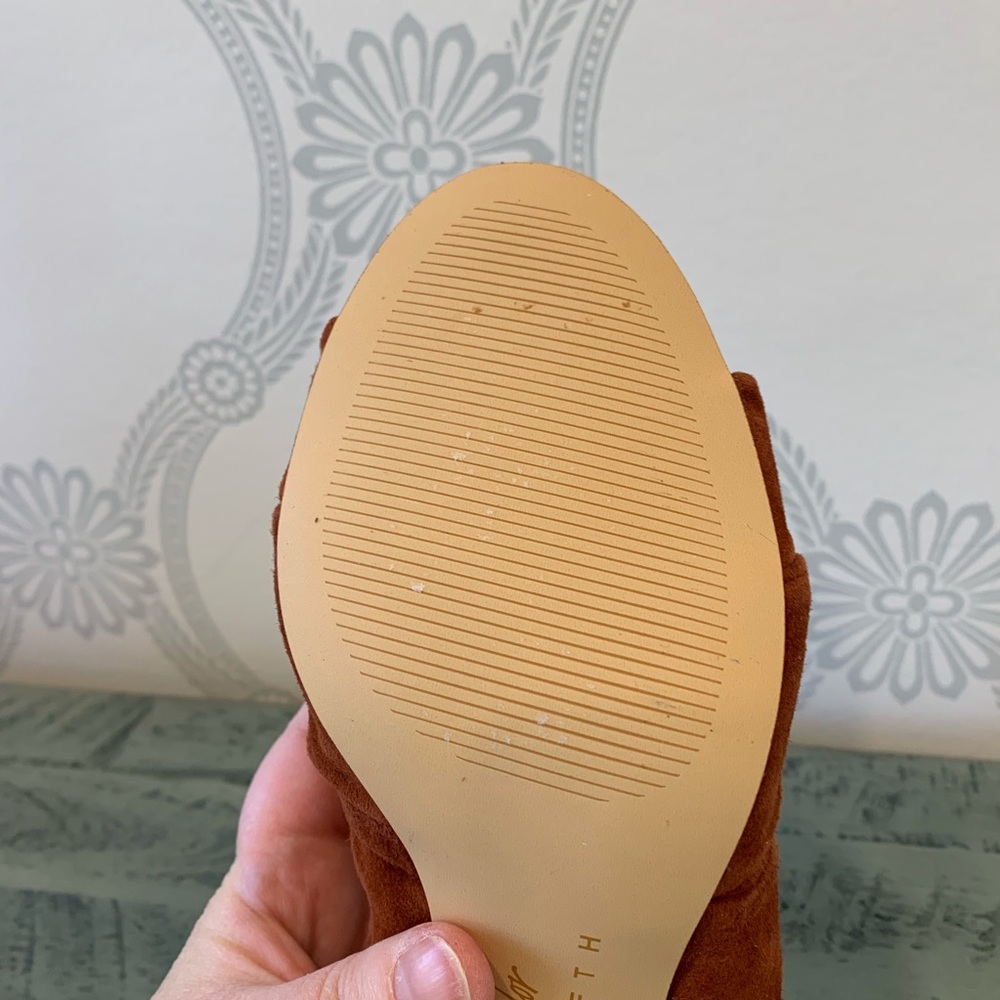 Lord & Taylor shoes suede slides tan 6.5 NWOB - Picture 8 of 8